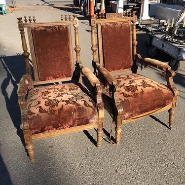 Pair of Victorian Chairs (AS IS)