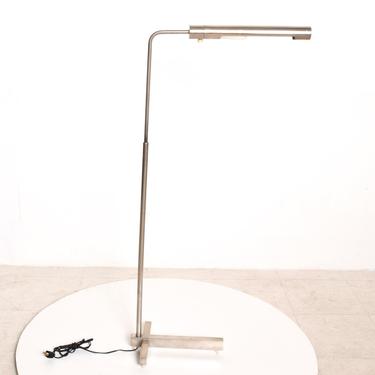 Mid Century Modern Task Reading Pharmacy Lamp by Casella Nickel Plated 
