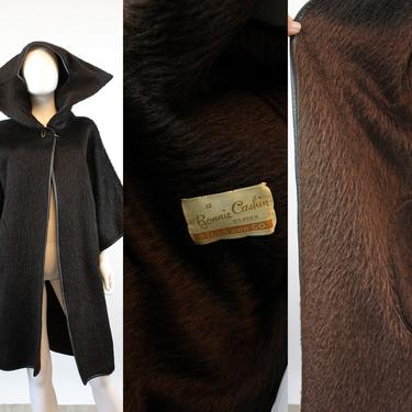 1960s BONNIE CASHIN double sided HOODED coat | new fall 