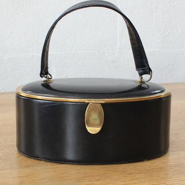 Wilcof Brass Rimmed Box Bag