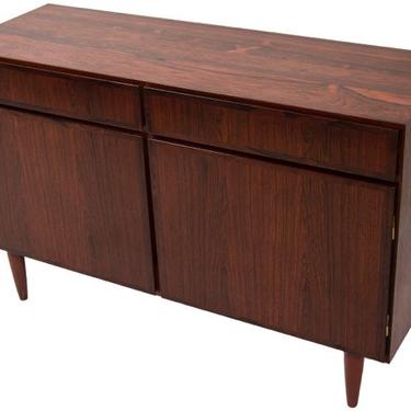 Rare Model 3 Gunni Omann Compact Danish Modern Rosewood Sideboard / Media Cabinet