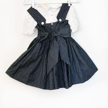 Little Girls Vintage Party Dress NEW Never Worn 1950's Party Dress, Full Skirt, Kids Clothing Old Stock 