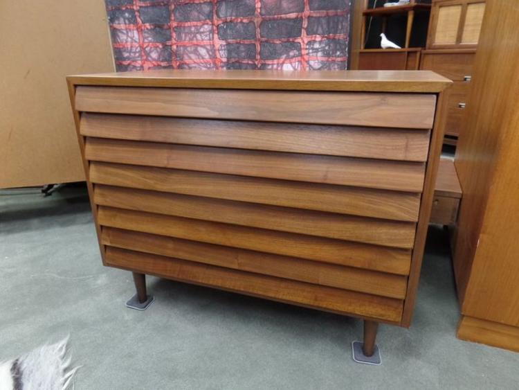 Mid-Century Modern three drawer dresser from the Dania line by American of Martinsville