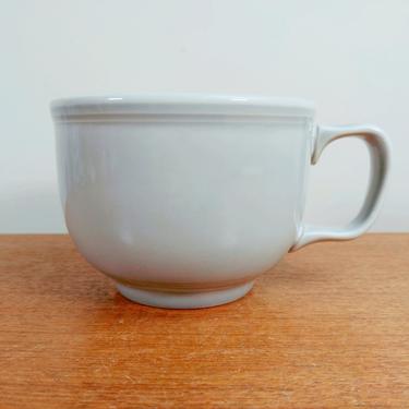 Homer Laughlin Fiesta Jumbo Mug | Pearl Gray | Soup Mug | Discontinued | NNA 1999 