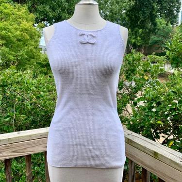 Chanel Size 38 Ivory Top