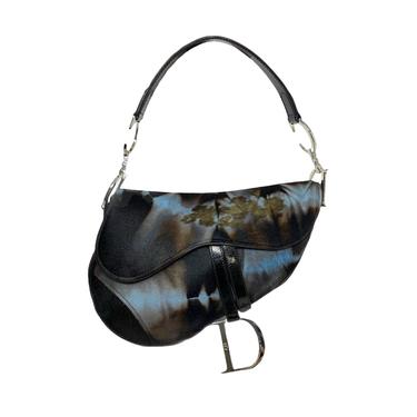 Dior Tie-Dye Calfhair Saddle Bag