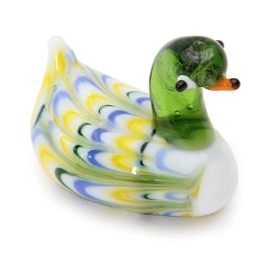 Small Glass Duck