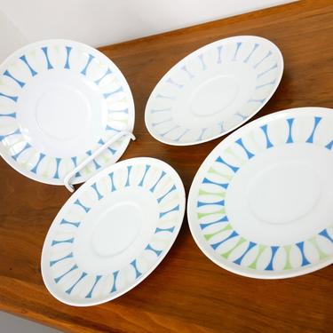 Set of 4 Paul McCobb Contempri Saucer Plates by RetroRevivalShop