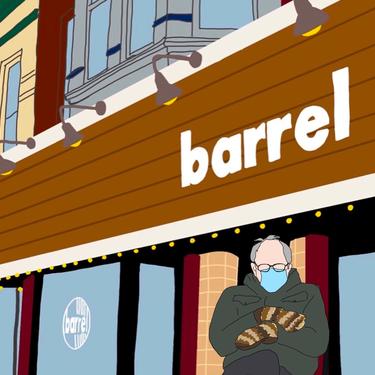 Bernie at Barrel 