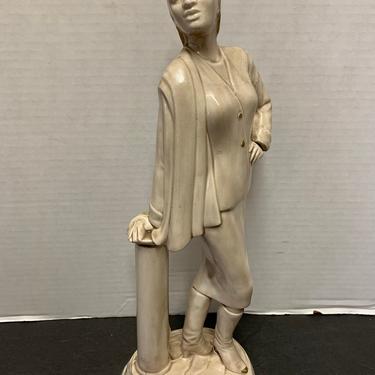 Vintage 1960s African American Woman Statue 