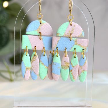 Pastel Dream Collection - Handmade Polymer Clay Earrings, Multiple Styles 