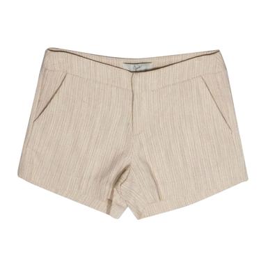 Joie - Beige Woven Cotton Shorts Sz 0