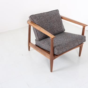Custom Walnut  “rizzo”  Lounge Chair