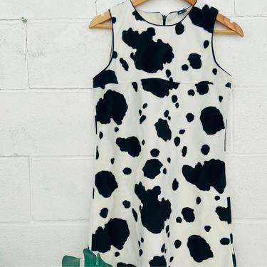 Cow Print Mini Dress