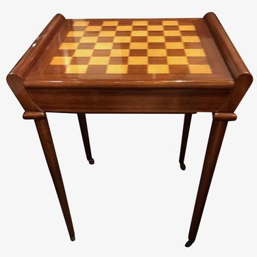 Art Deco Game Table Complete with Chess Roulette and More!