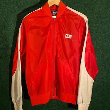 Vintage 80s Red Nike Windbreaker