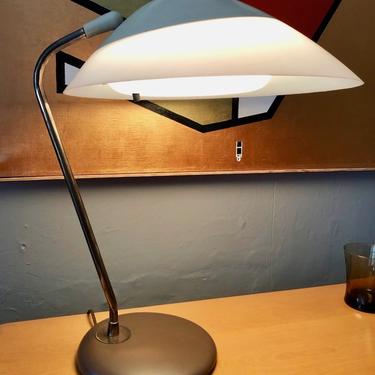 Vintage Gerald Thurston for Lightolier &#8220;Saucer&#8221; Table Lamp
