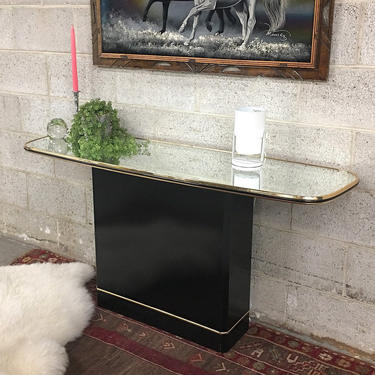 LOCAL PICKUP ONLY ————— Vintage Mirrored Entryway Table 