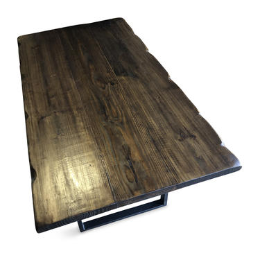 UMBUZÖ Rustic Reclaimed Wood Dining Table 