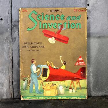 1926 Science & Invention Magazine - Antique Science Journal - Vintage Science - For Science Lovers! - Golden Age of Science  FREE SHIPPING 