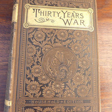Antique Collectible Book 'Thirty Years War&amp;quot; by Schiller 1886 