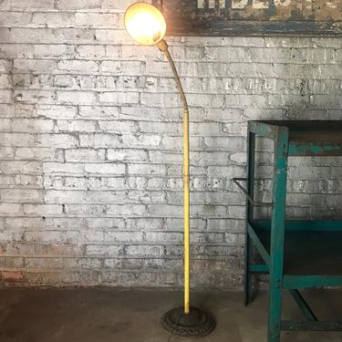 Vintage Industrial Primitive Floor Lamp Farm Frankenstein Rustic Lighting 