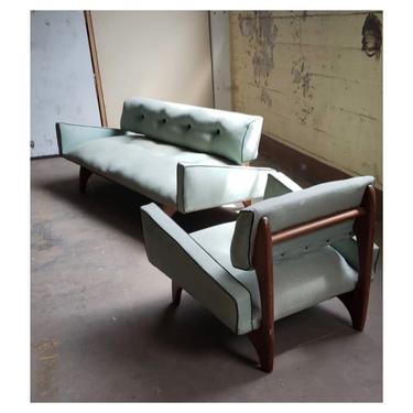 (SOLD) Incredibly Rare Adrian Pearsall 829S Sofa and 831C Chair