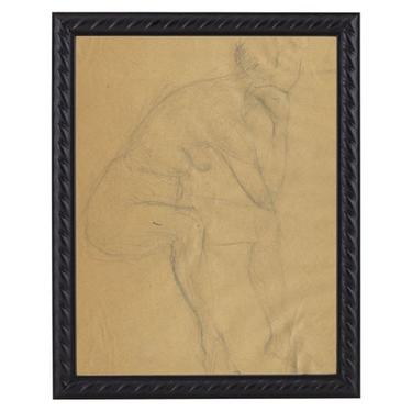 Vintage French Figure Study - Rope Frame #6