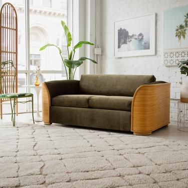 Olive Deco Bamboo Sofa
