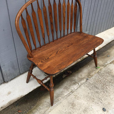 PICKUP ONLY or DELIVERY to selected cities - Vintage oak bench 