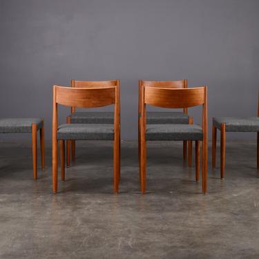 6 Poul Volther Dining Chairs Teak Mid-Century Danish Modern 