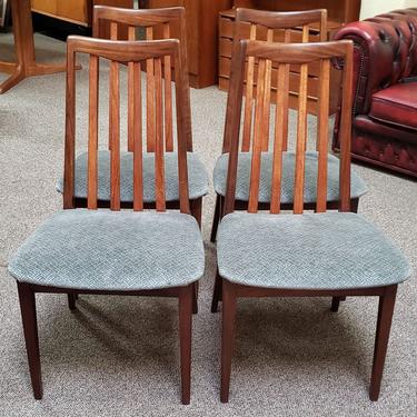 Item #MA23 Set of Four Teak Dining Chairs c.1960