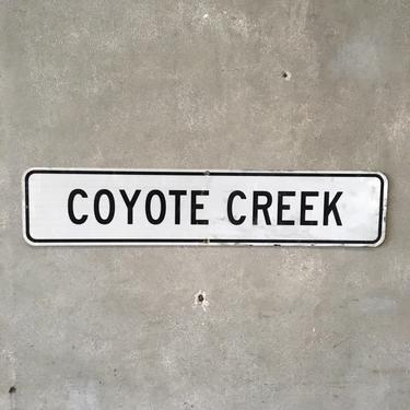 Coyote Creek Sign