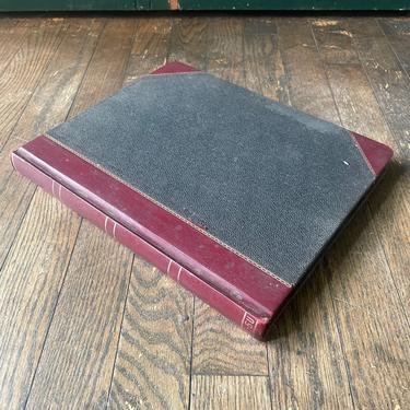 Early Century Record Book Journal Ledger Leather Bound 1930s 1920s Shop Cash Business Accounting Money 