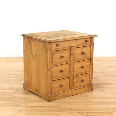 Rustic Pine Dresser w/ Drawers On Both Sides