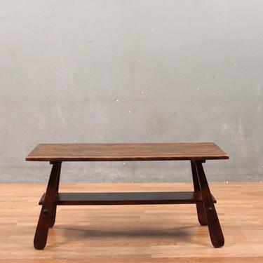 Compact Pine Splayed-Leg Coffee Table – ONLINE ONLY