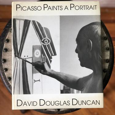 Vintage Hardcover  &amp;quot;Picasso Paints a Portrait&amp;quot; by David Douglas Duncan | Printed in Italy 