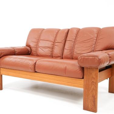Ekornes Leather Sofa