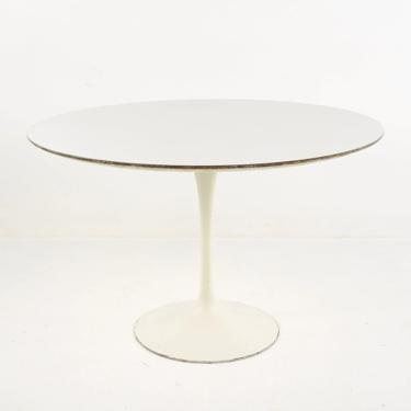 Eero Saarinen for Knoll Mid Century Round Tulip Table - mcm 