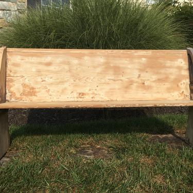 Beautiful Wood Bench/Pew