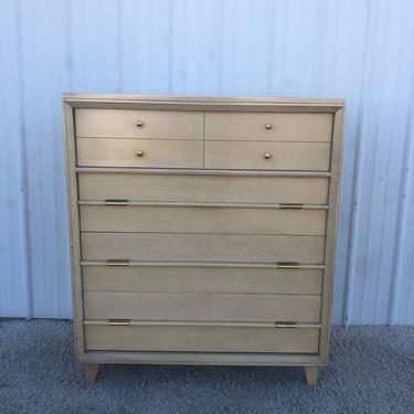 Mid Century Blonde Highboy from Mainline by Hooker