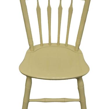 Ethan Allen Cream / Off White Painted Crp Accent Side Chair 14-6011 