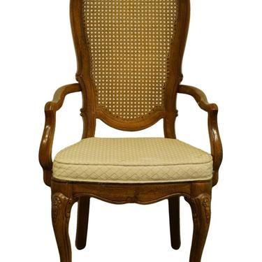 Thomasville Furniture Place Vendome Collection French Provincial Cane Back Dining Arm Chair 13921-863-864 