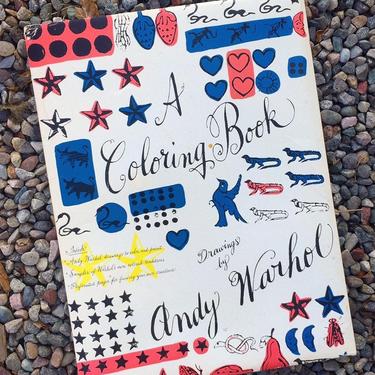 Vintage First Edition - A Coloring Book: Drawings By Andy Warhol, 1990 