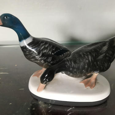 Rosenthale Selb Bavaria Mallard Duck Pair Figurine 