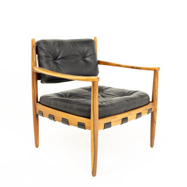 Bruksbo Style Mid Century Danish Rosewood Lounge Chair - mcm 