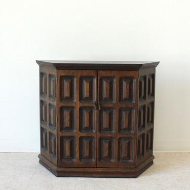 Mid Century Vintage 1970’s Console Entry Cabinet 