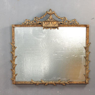 Art Nouveau Ornate Gilded Mirror