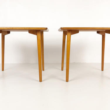 Pair of Lightweight Modern Teak End Tables by Dux of Sweden, Circa 1960s - *Please see notes on shipping before you purchase. 
