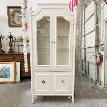 Faux Bamboo Thomasville Cabinet